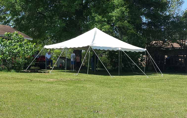 20x20 hot sale pole tent
